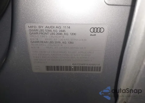 2015 Audi Q5 2.0T Premium из США, поврежденный, VIN WA1CFAFP1FA068214